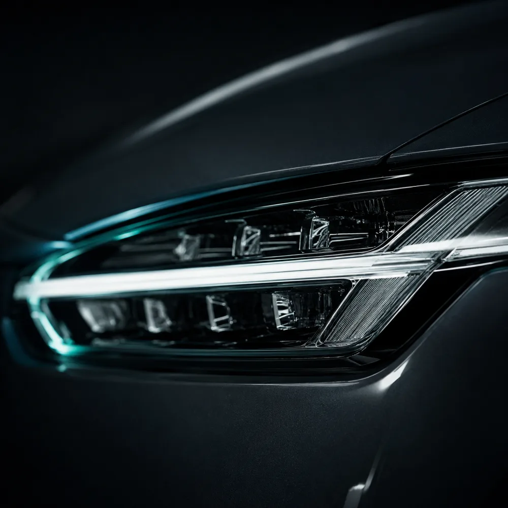 Макро фары Polestar 2